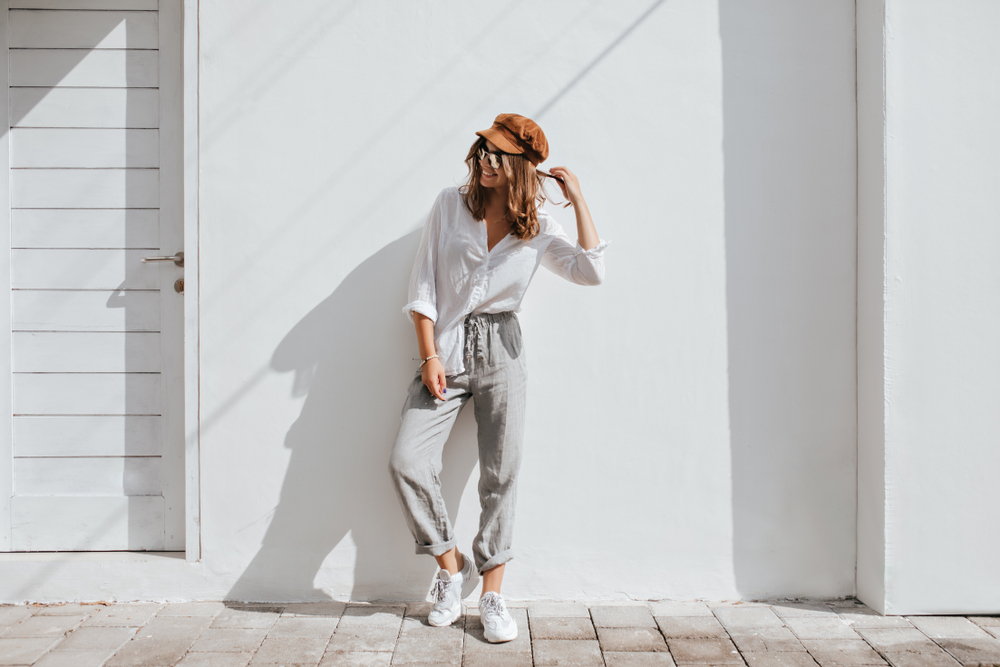 porter pantalon large petite