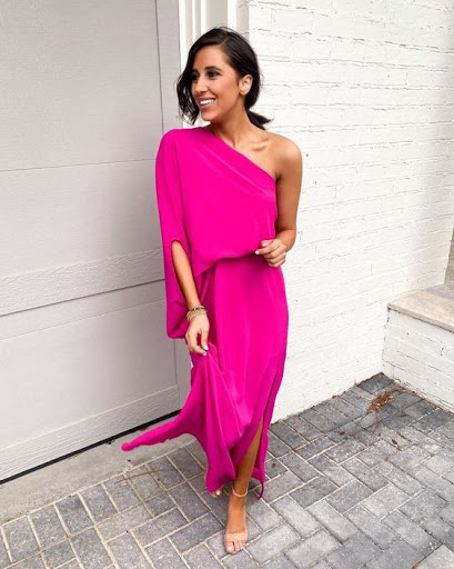 robe rose fuchsia