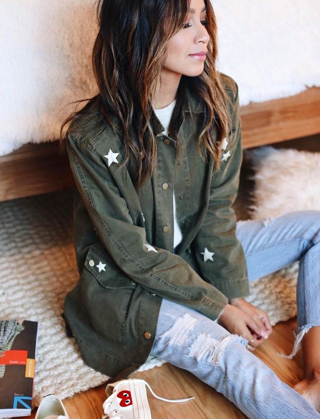 Le blouson militaire femmeÂ