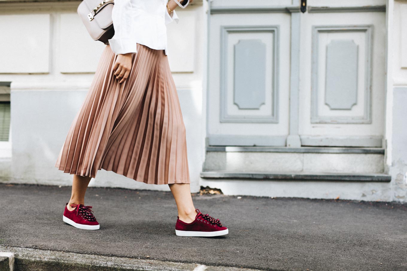 baskets avec une jupe Â