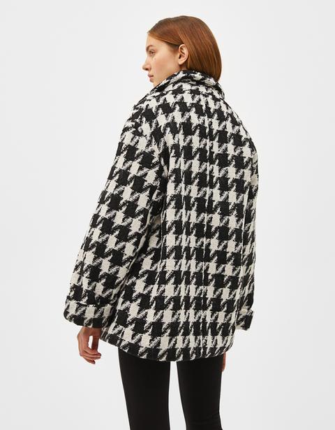 manteau pied de poule