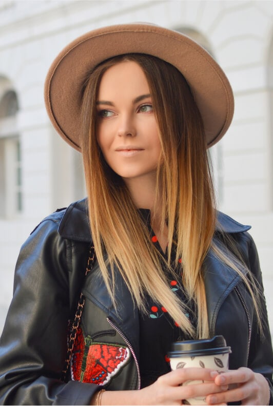 chapeau forme visage