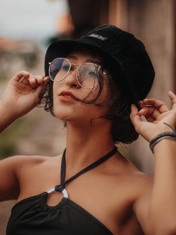chapeau forme visage