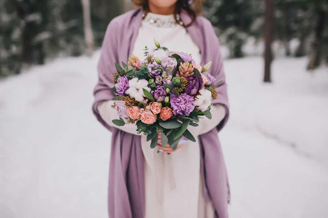quelle tenue de mariée mariage hiver