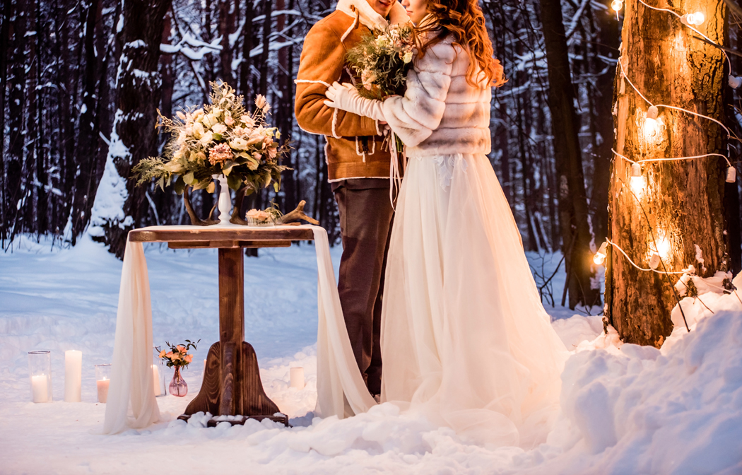 quelle tenue de mariée mariage hiver