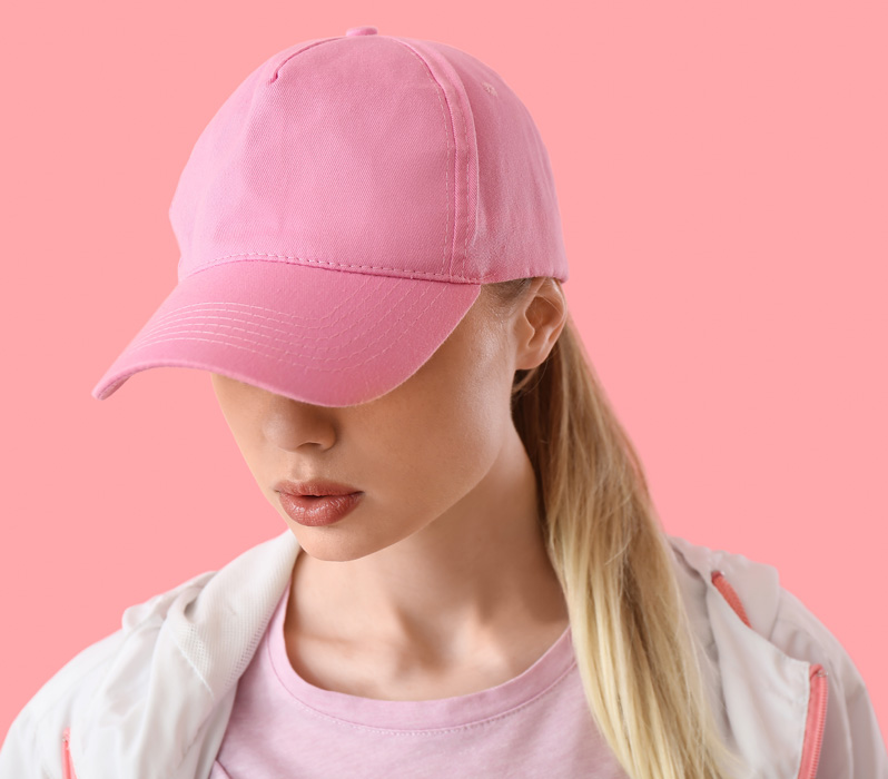 casquette rose femme