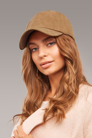 casquette en suédine femme