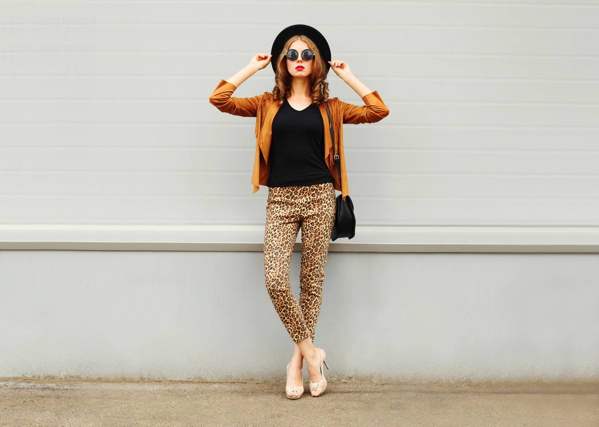 pantalon leopard