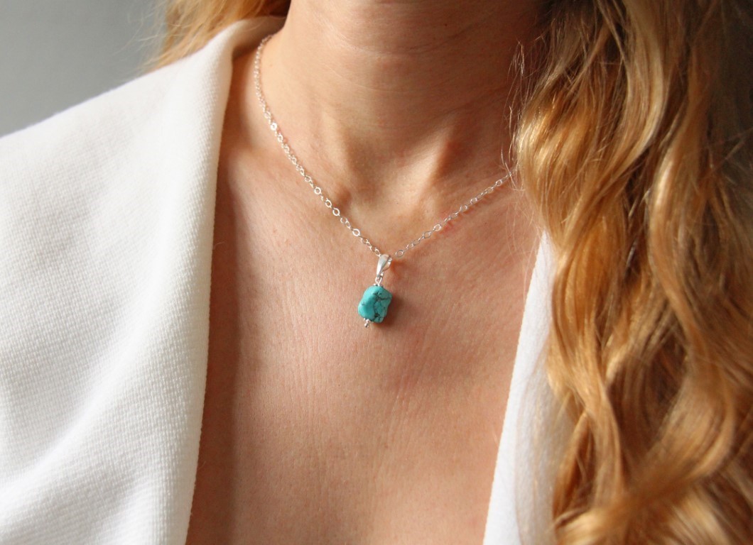 pendentif pierre naturelle