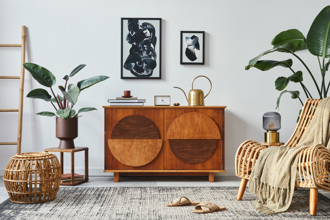 decoration 70s maison salon