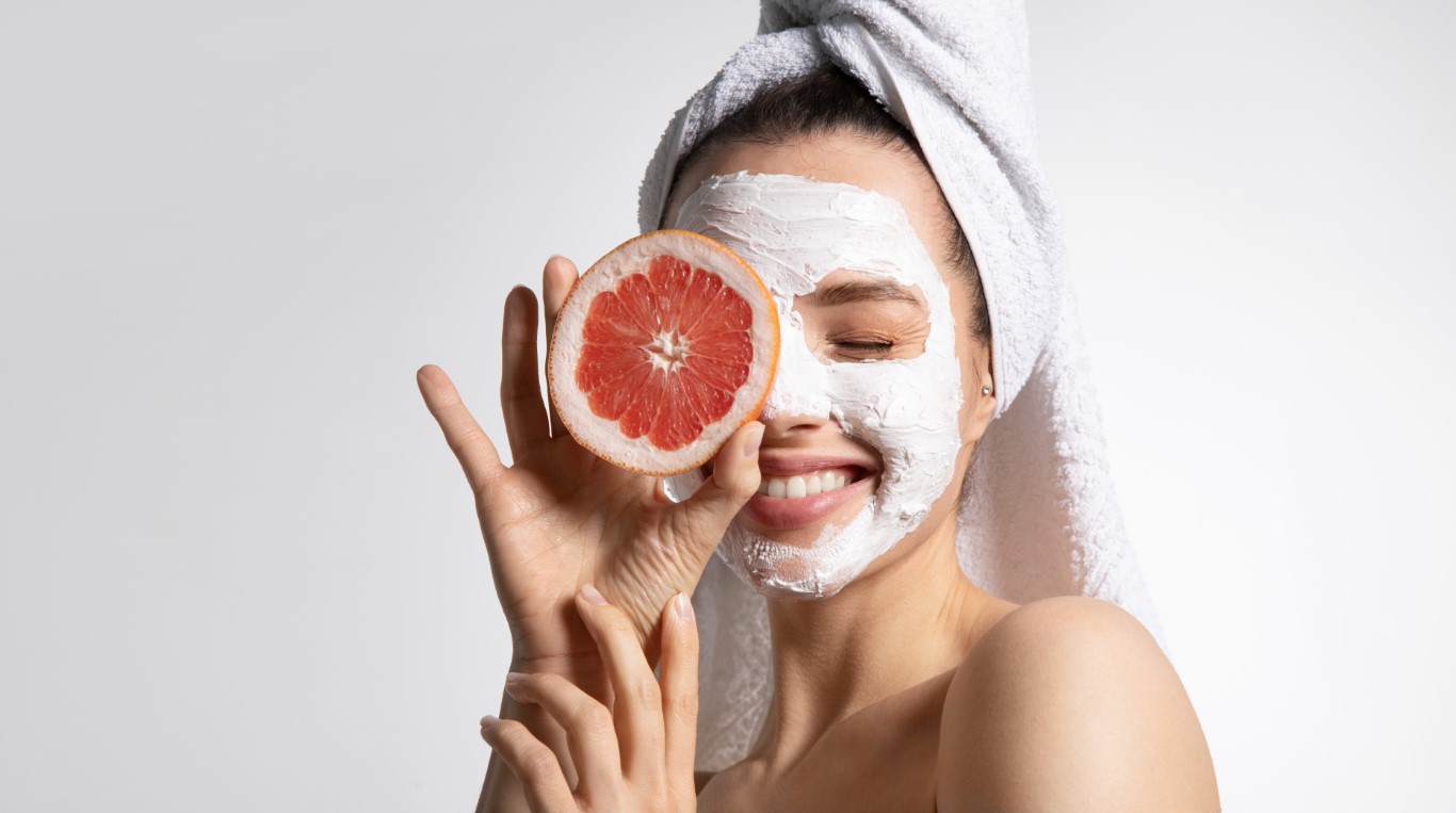 masque peau pamplemousse