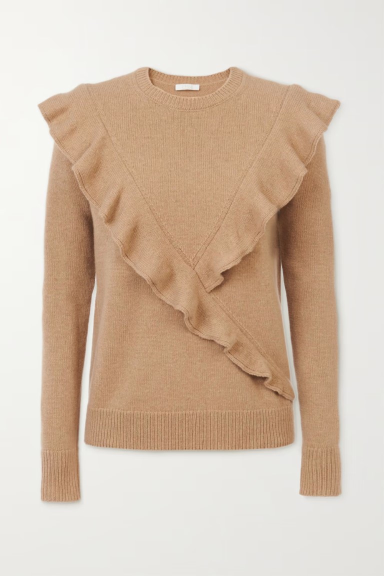 pull cachemire volants