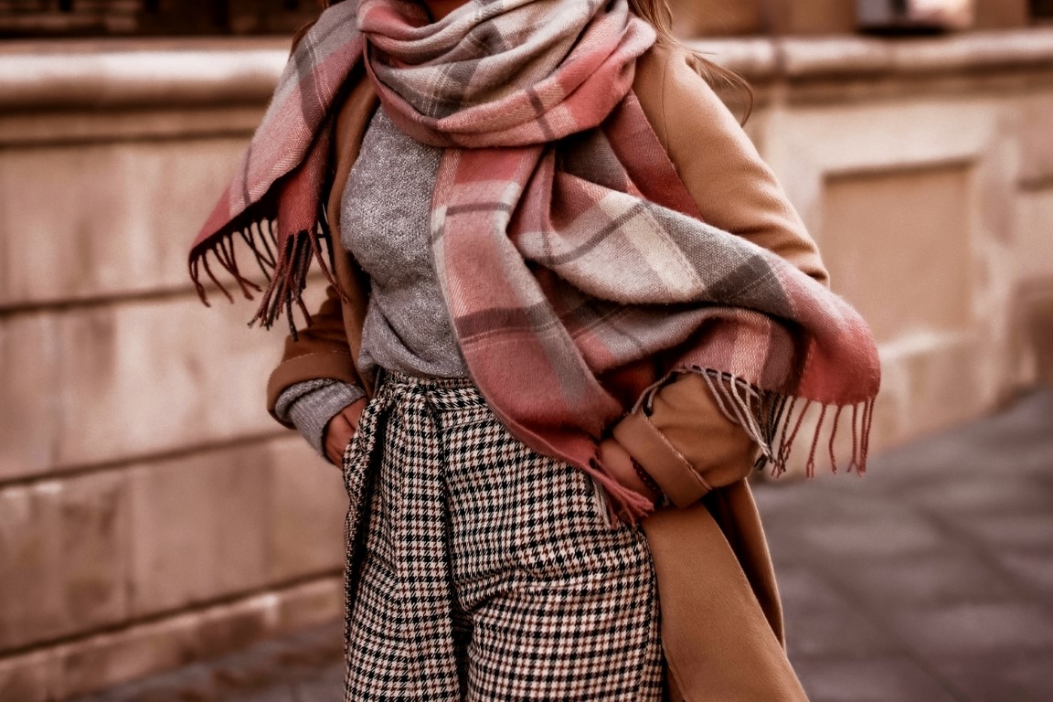 manteau laine beige cachemire