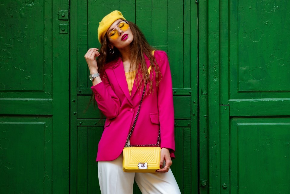 blazer rose tendance