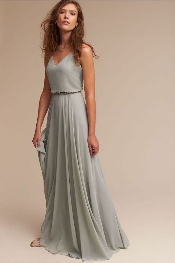 robe grise bohème