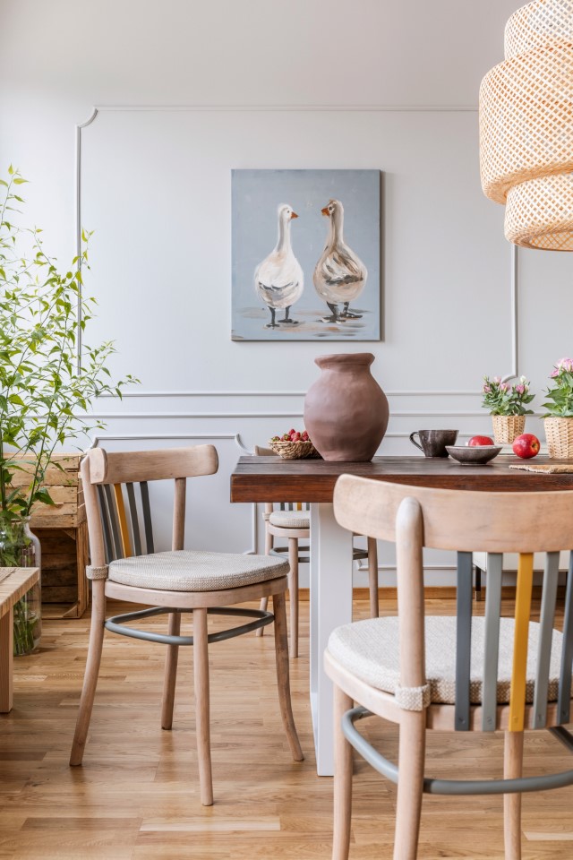 salle à manger vintage