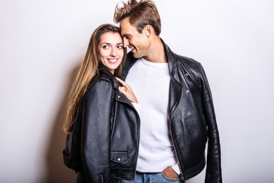 blouson cuir femme homme