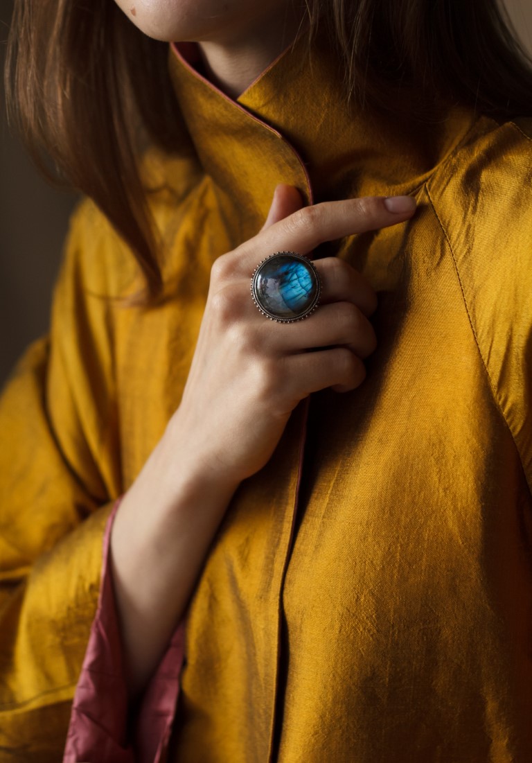 bague en labradorite