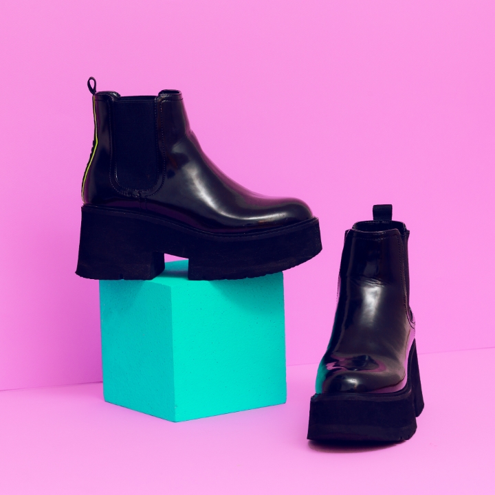 bottines à plateforme XXL