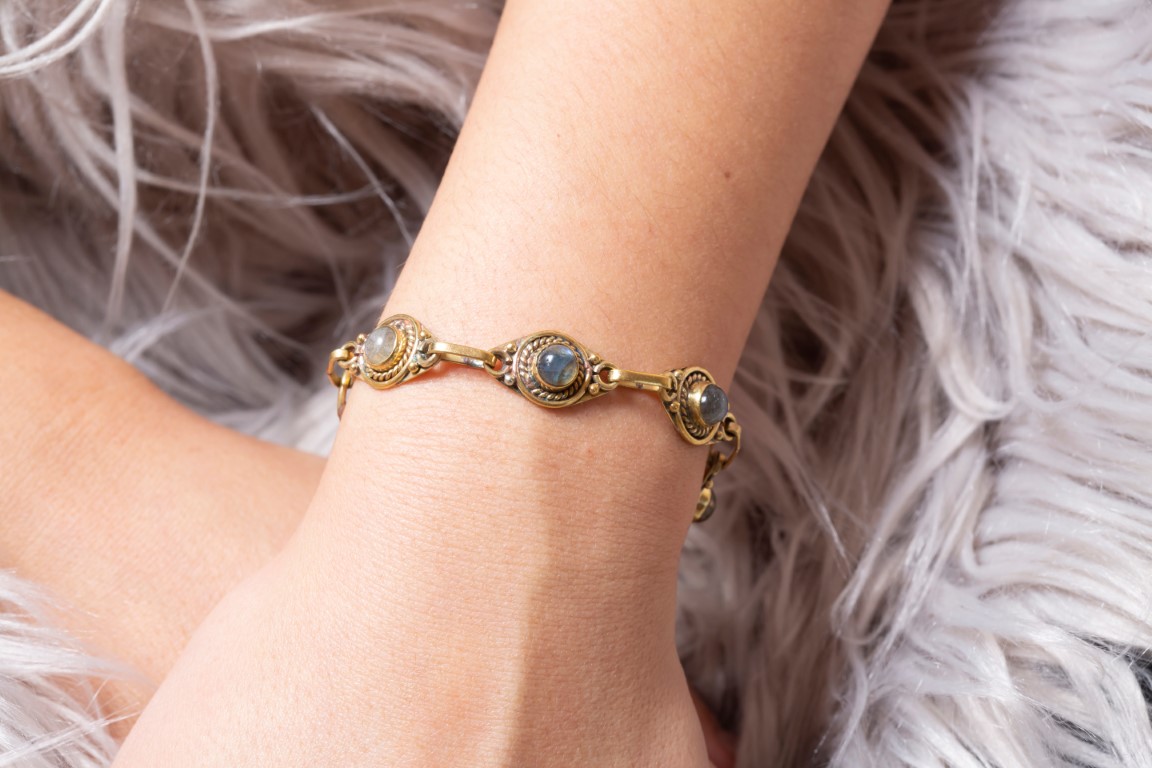 bracelet en labradorite