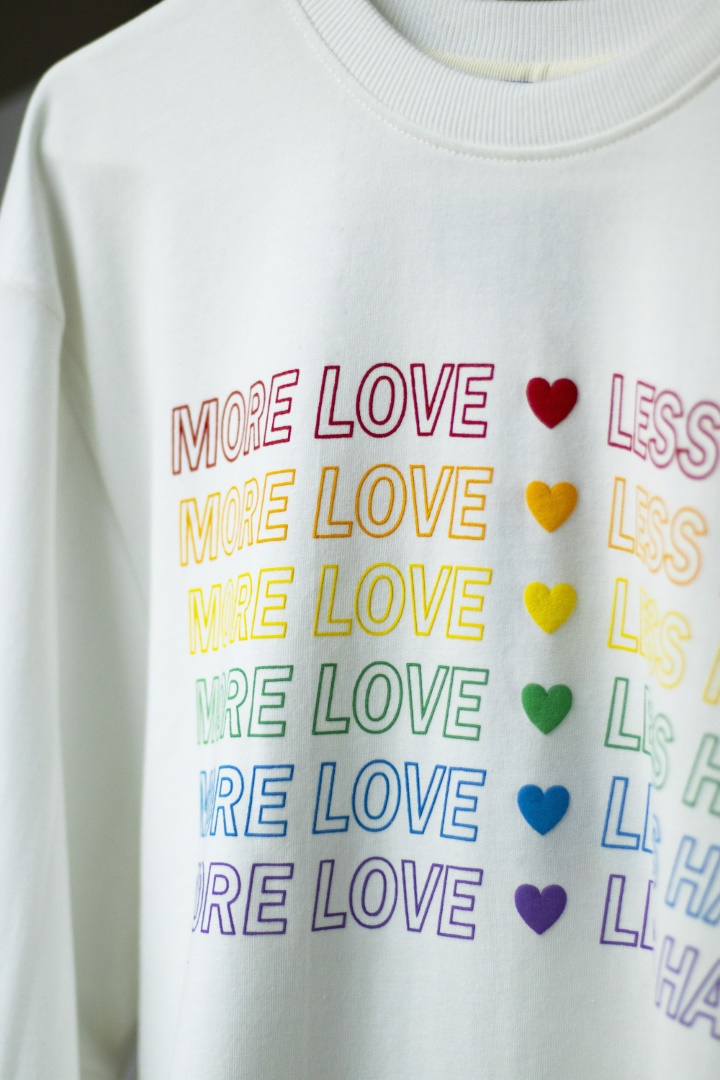 t shirt message love