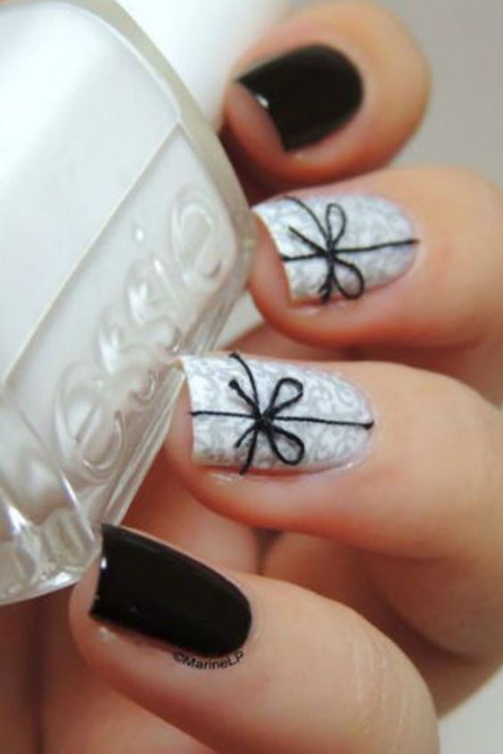 nail art paquet cadeau