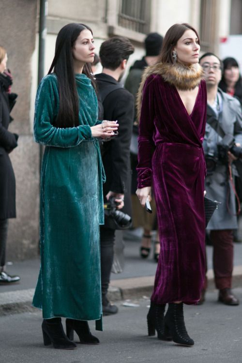 robe velours réveillon