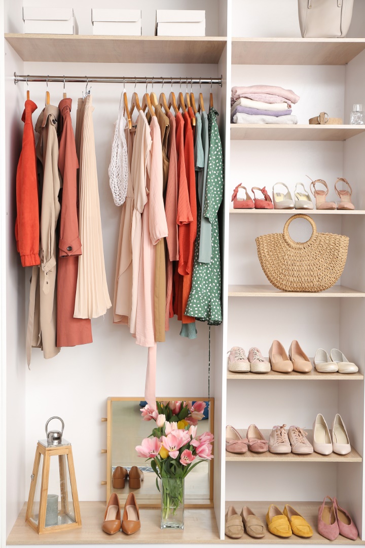 joli dressing bien rangé