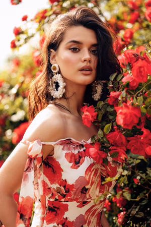 femme mariage fleurs