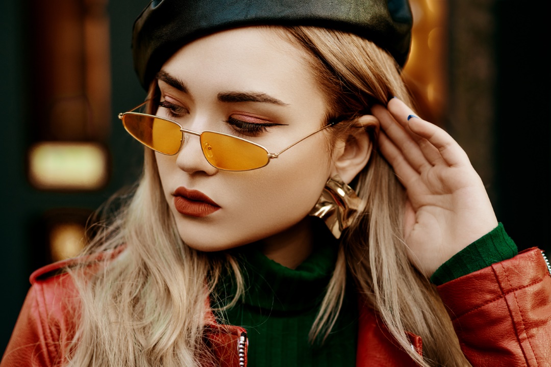 lunettes formes triangle