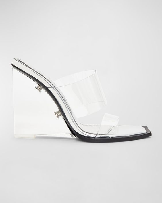 mules compensées plexi