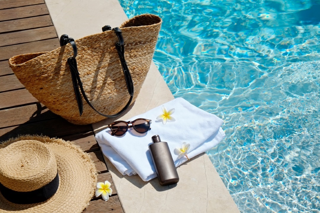 tenue de piscine sac osier