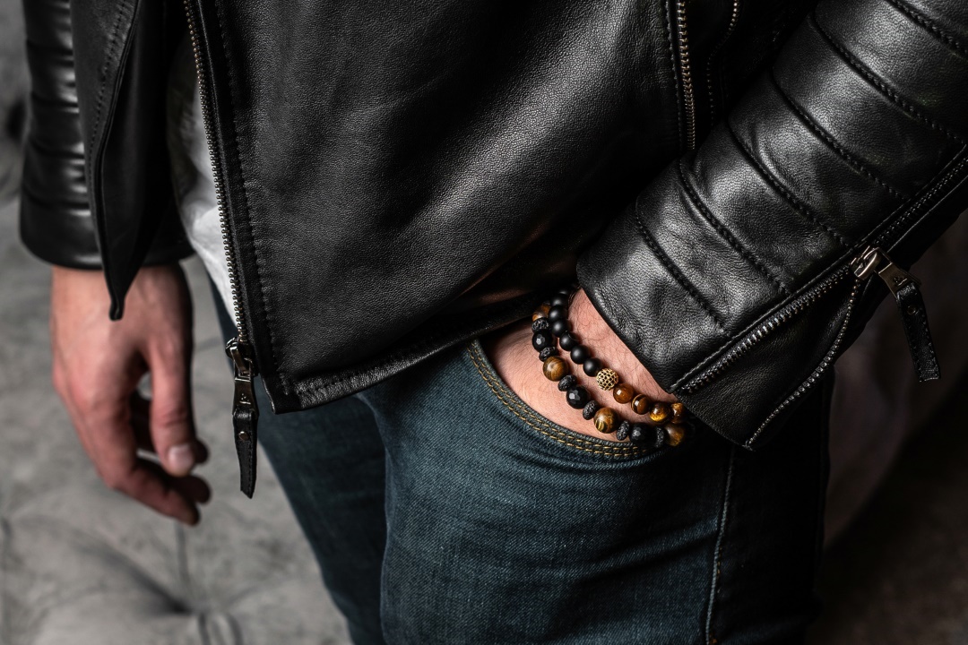 bracelet pierre naturelle homme