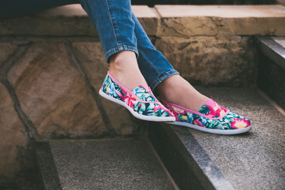 Espadrilles colorées et tendances