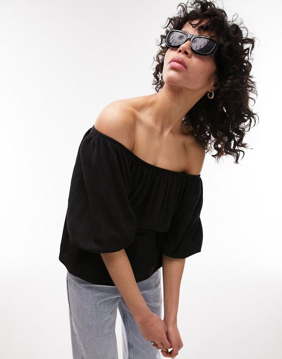 look brigitte bardot top