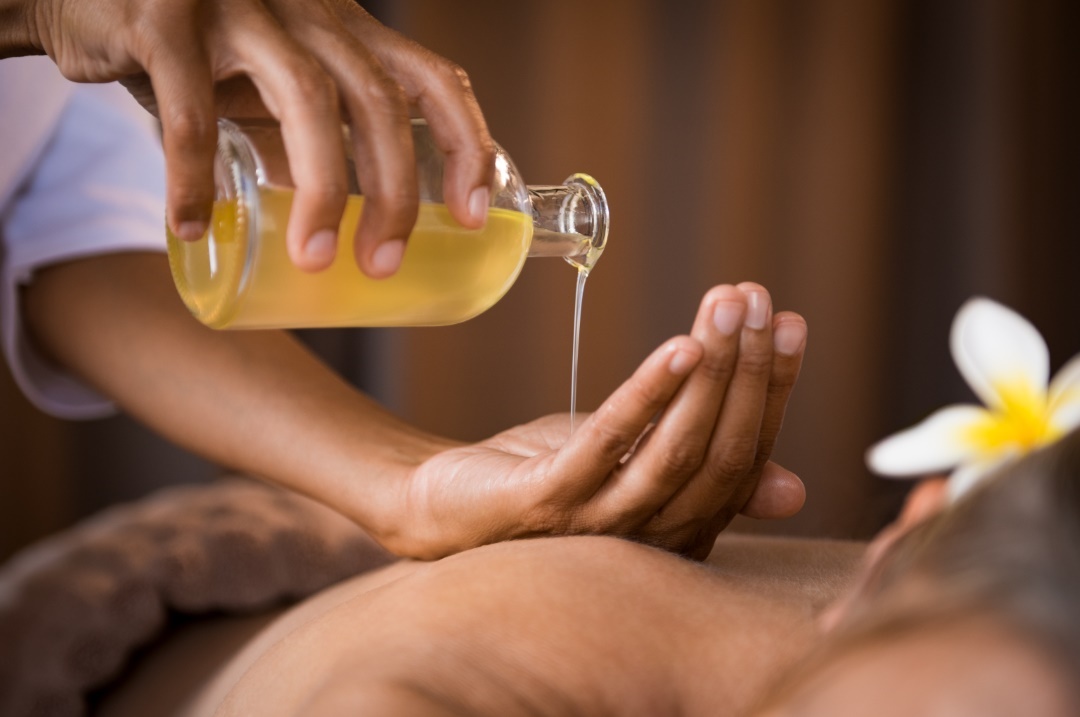massage huile