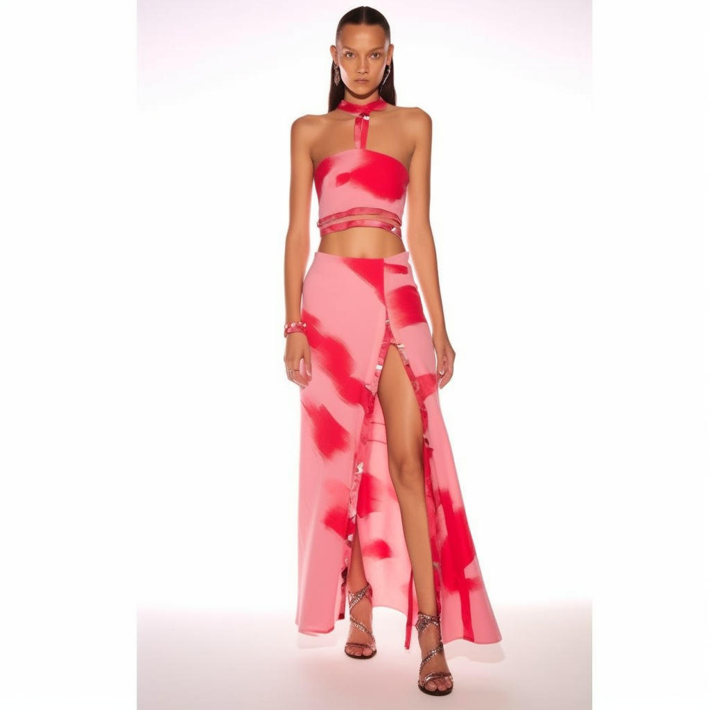 robe fendue femme
