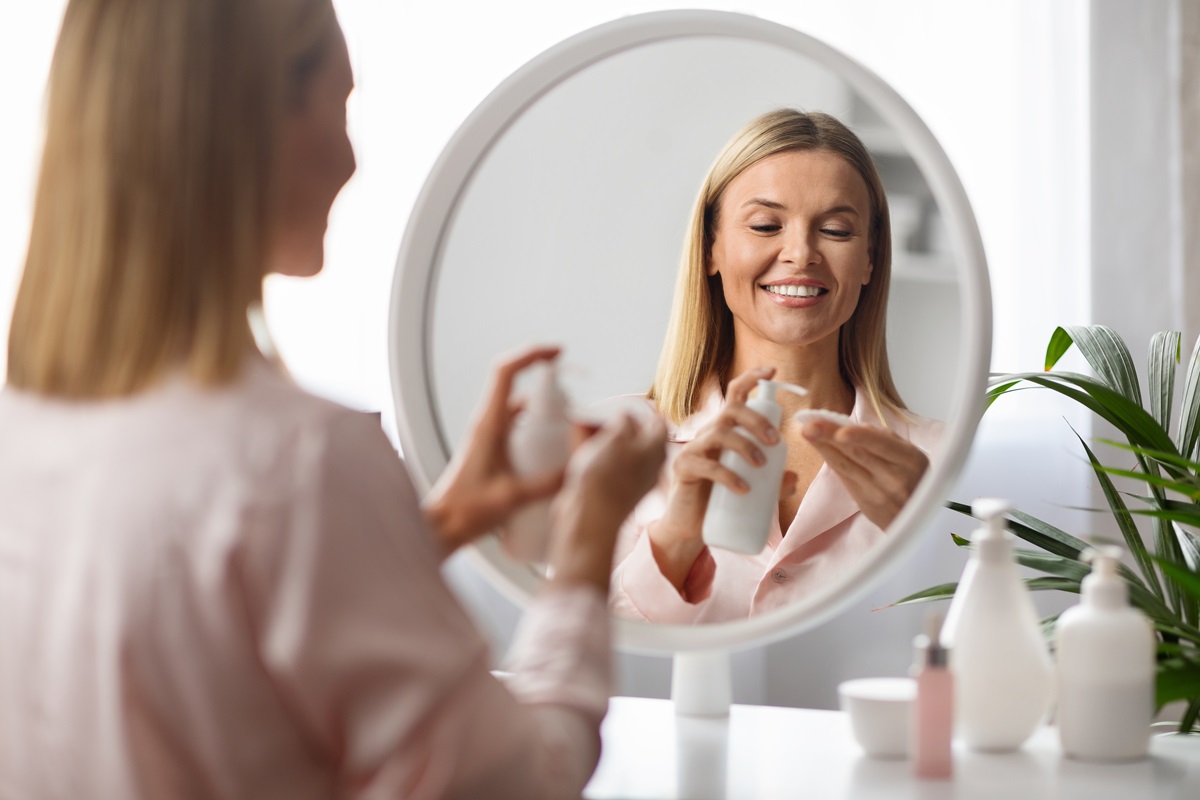 démaquillage de peau