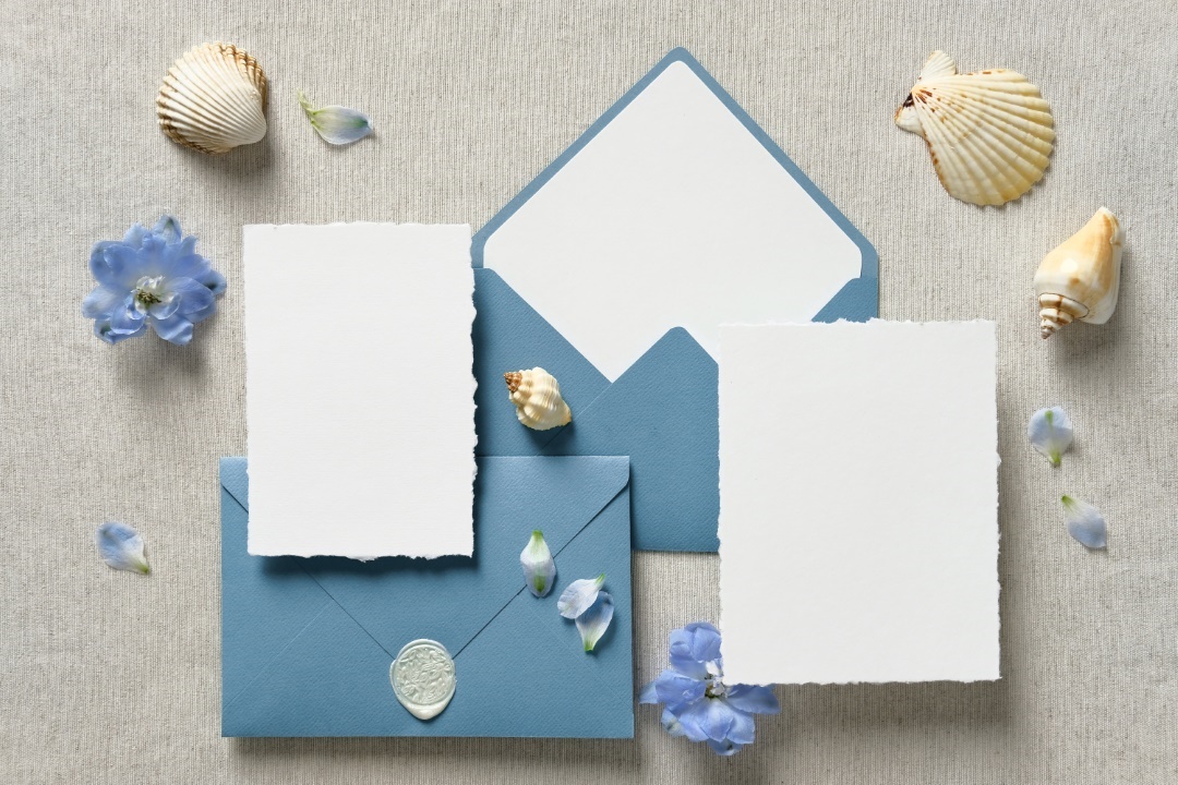 faire part mariage tendance plage
