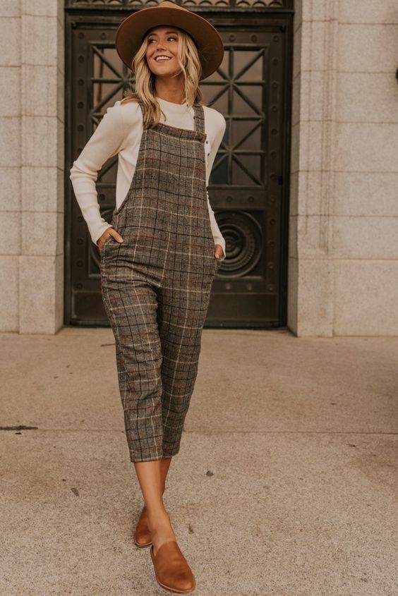 look rétro salopette