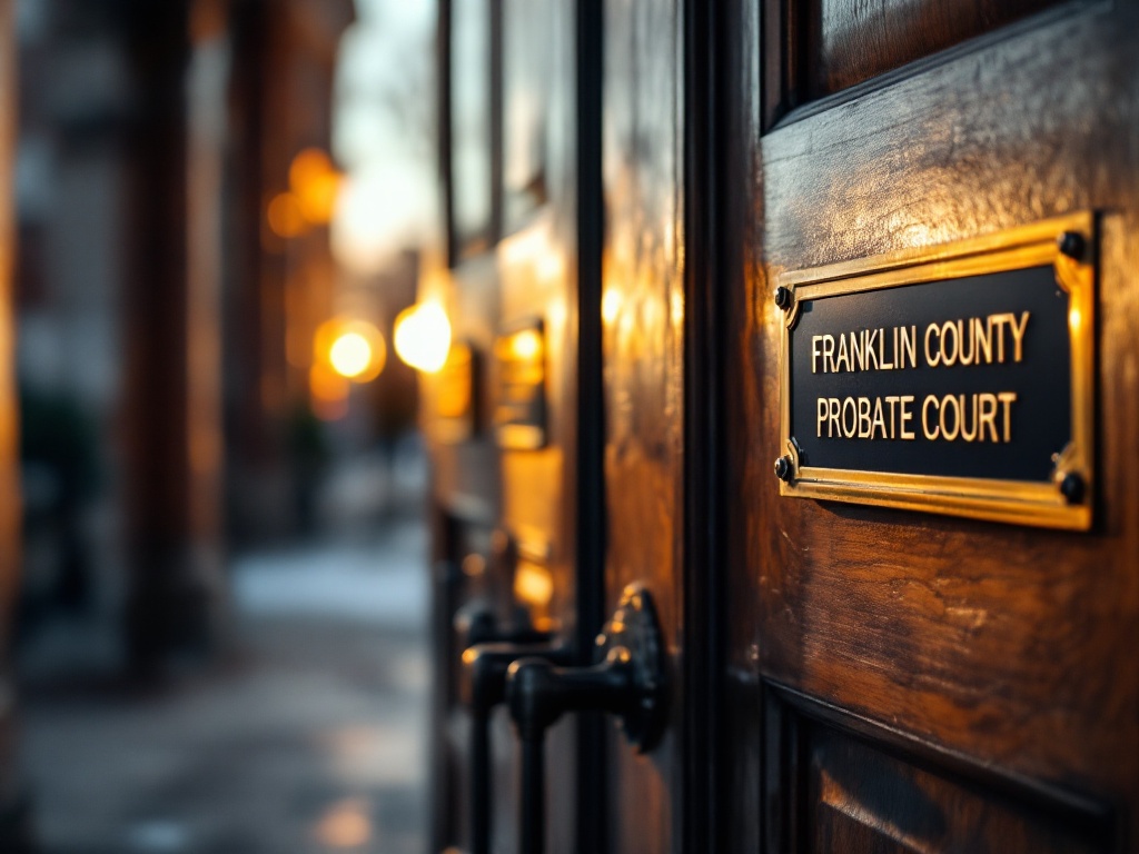 Franklin County Probate Court building representing probate process control