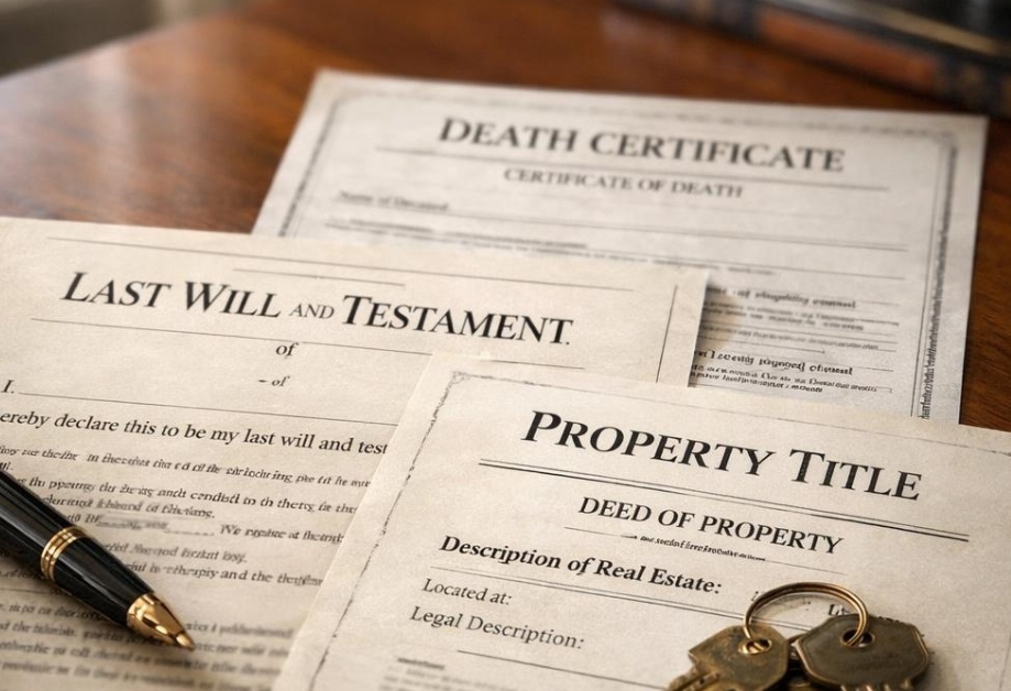 Important legal documents needed for selling an inherited house