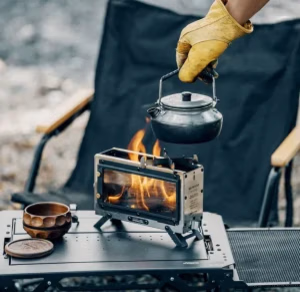 Desktop small fireplace Mini portable wood fire stove