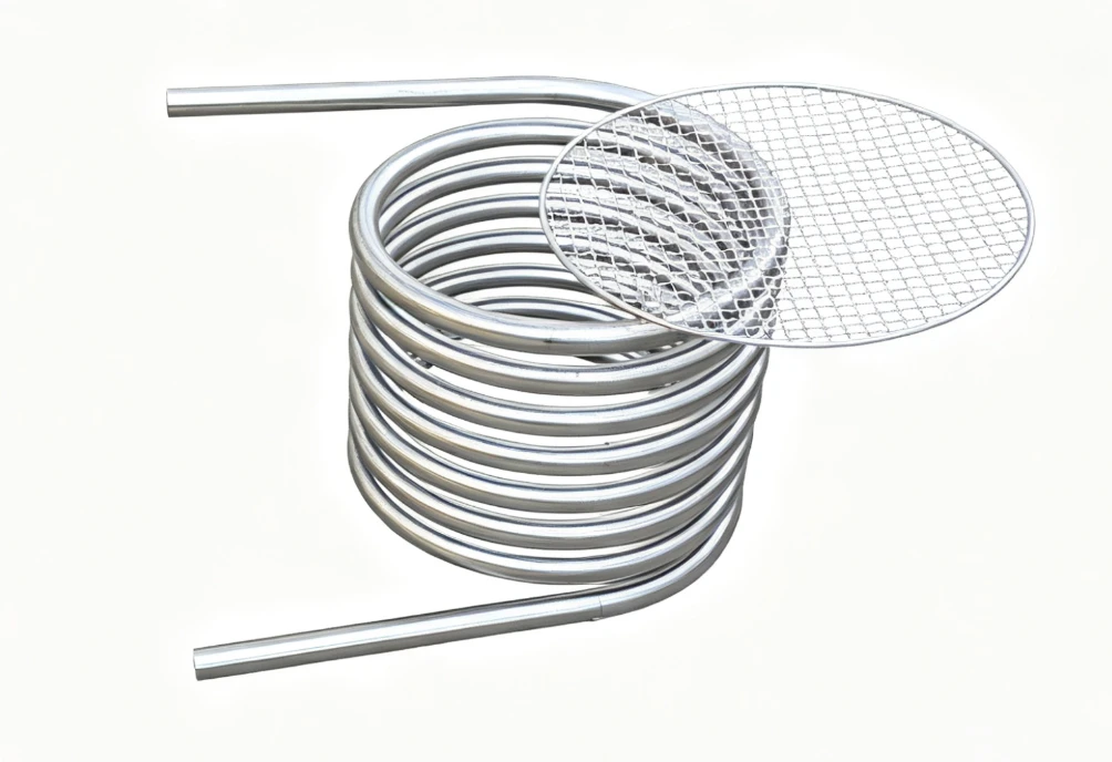 Wood Fired Tub Coil Heater Model B1 With BBQ Grille Wood Fired Tub Coil Heater Model B1 With BBQ Grille - main product view