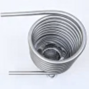 Wood Fired Coil Kit Model C1 with Ground Support heating outdoor hot tub