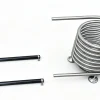 Off-Grid Hot Tub Wood Heater Coil Model C2 with Legs, Wood Holder, Ash Pan and Hose Kit