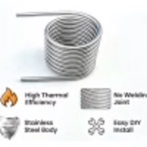 Ventajas del kit de serpentín para bañera de hidromasaje de leña Singema, de acero inoxidable 304, para montar uno mismo