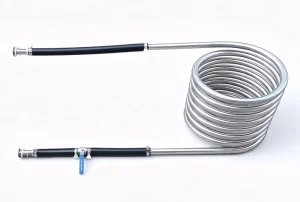 Stainless Steel Heating Coil Hot Tub A3 Complete Hose Kit Stop Valve