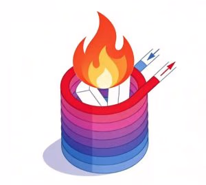 working principle of wood fired hot tub coil