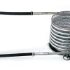 Big wood‑fired hot tub coil for large tub, Speed up heating & Save firewood
